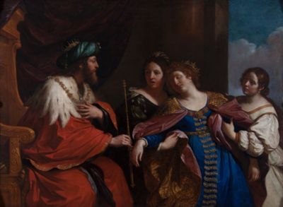 Esther before Ahasuerus by Guercino