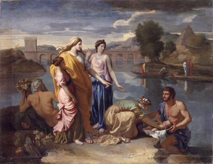 Moses Rescued from the Waters by Nicolas Poussin