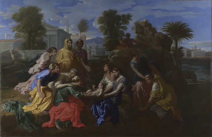 The Finding of Moses by Nicolas Poussin