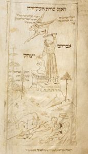 Sacrifice of Isaac, from Commentary on the Pentateuch, part 2 by Joel ben Simeon 