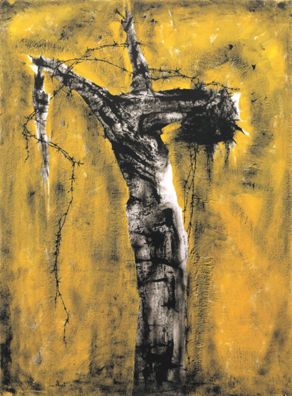 Crucified Tree Form—The Agony by Theyre Lee-Elliott