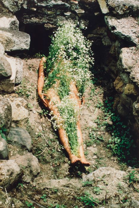 Imagen de Yagul, from the series Silueta Works in Mexico 1973–1977, by Ana Mendieta