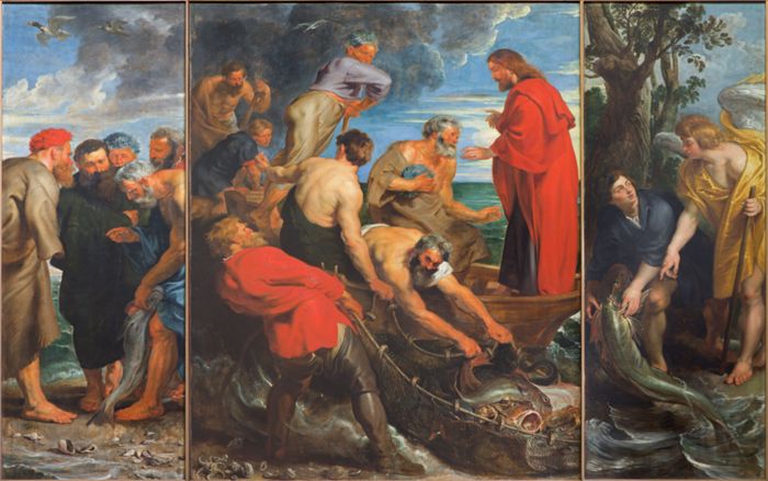 Miraculous Draught of Fishes by Peter Paul Rubens