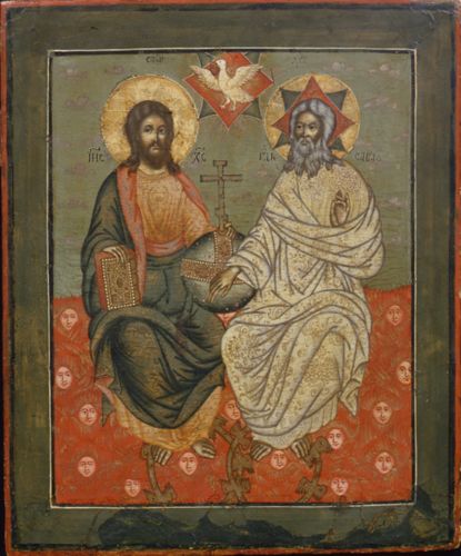 New Testament Trinity (Otechestvo) by Unknown Russian artist