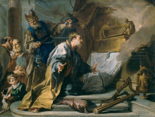 David Before the Ark of the Covenant by Giovanni Battista Pittoni 