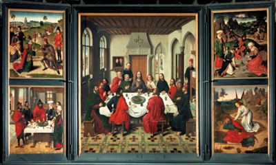 The Last Supper Altarpiece by Dieric Bouts the Elder