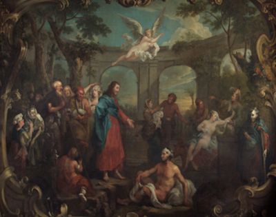 Christ at the Pool of Bethesda by William Hogarth