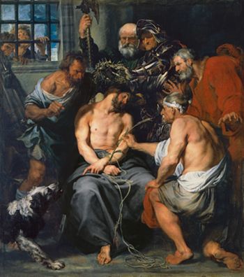 The Crowning with Thorns by Anthony van Dyck