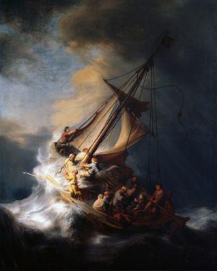Christ in the Storm on the Sea of Galilee by Rembrandt van Rijn
