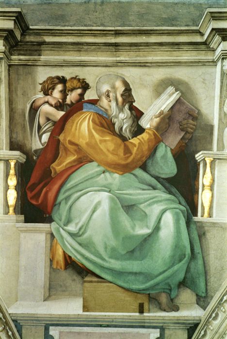 Prophet Zechariah by Michelangelo Buonarroti