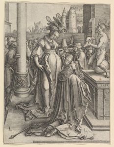 Solomon's Idolatry by Lucas van Leyden