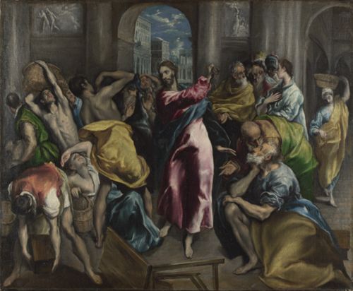 Christ driving the Traders from the Temple by El Greco