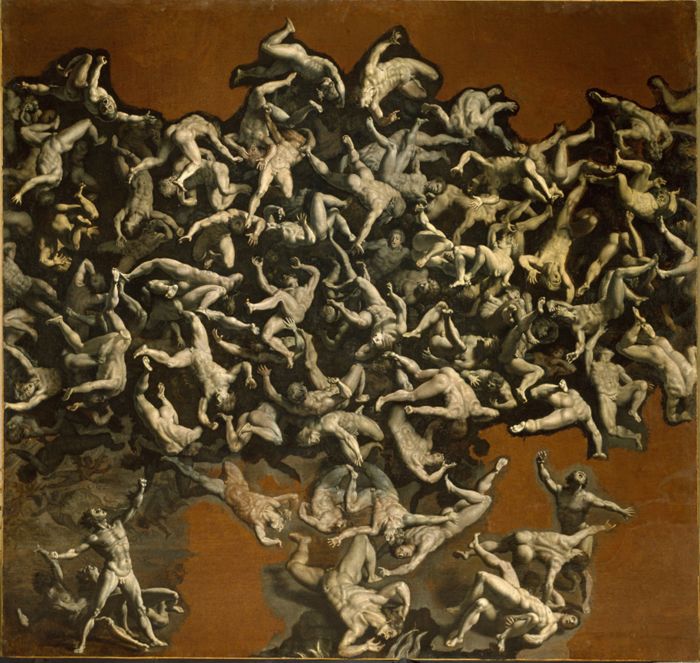 Fall of the Rebel Angels by Andrea Commodi