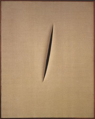 Spatial Concept ‘Waiting’ by Lucio Fontana