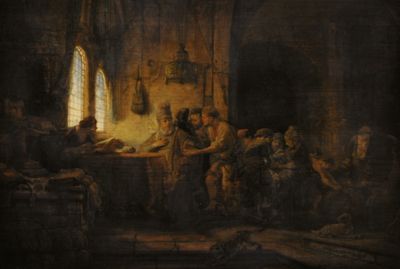 The Parable of the Workers in the Vineyard by Rembrandt van Rijn