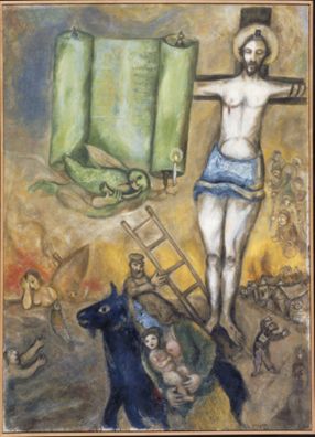 Yellow Crucifixion by Marc Chagall