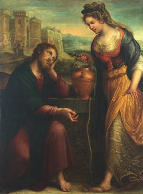 Christ and the Samaritan Woman by Lavinia Fontana