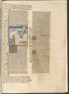 Ezra: Oath of Children of Israel, from Bible Historiale by Workshop of the Boucicaut Master