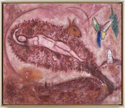 Le Cantique des Cantiques II (Song of Songs II I.7) by Marc Chagall