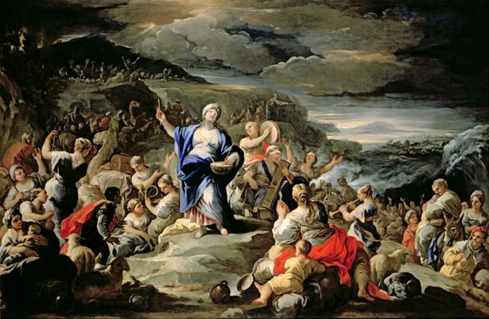 The Song of Miriam by Luca Giordano