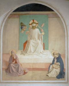 The Mocking of Christ, Cell 7 by Fra Angelico