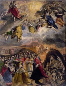 The Adoration of the Name of Jesus by El Greco