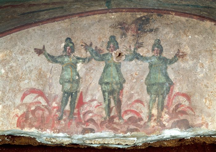 The Three Hebrews in the Furnace by Unknown artist