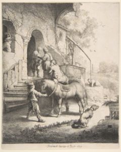 The Good Samaritan by Rembrandt van Rijn