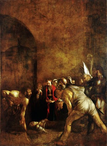 The Burial of Saint Lucy by Michelangelo Merisi da Caravaggio 