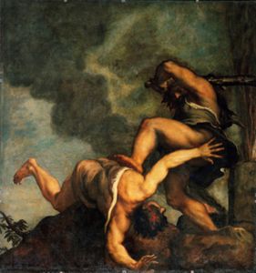 Cain and Abel by Titian
