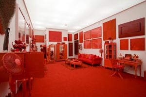 Red Shift I: Impregnation, by Cildo Meireles