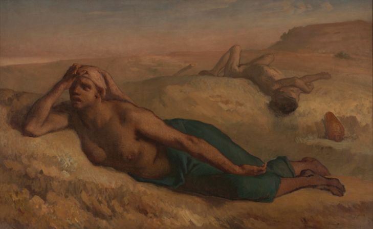 Hagar and Ishmael by Jean-François Millet