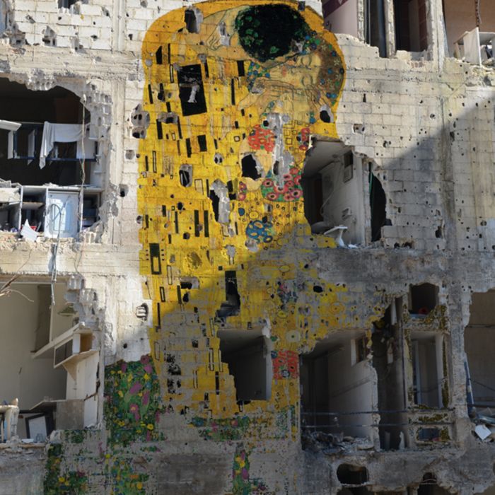 'Klimt, Freedom Graffiti', from the Syrian Museum series by Tammam Azzam