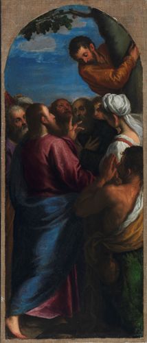 Christ calling Zacchaeus by Jacopo Palma il Giovane
