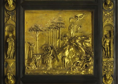 Story of Abraham by Lorenzo Ghiberti 