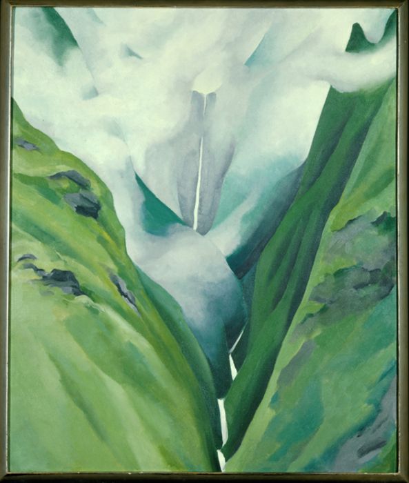 Waterfall—No. III—'Iao Valley, by Georgia O'Keeffe