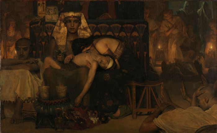 The Death of the Pharaoh’s Firstborn Son by Sir Lawrence Alma-Tadema 