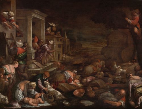 The Flood by Jacopo Bassano