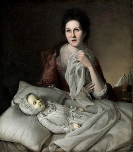 Mrs Peale Lamenting the Death of Her Child by Charles Willson Peale