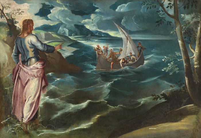 Christ at the Sea of Galilee, attrubuted to Lambert Sustris