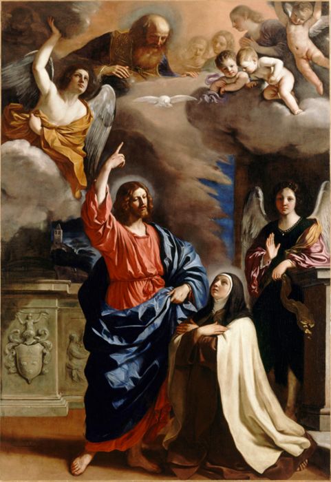 Christ Appearing to St Teresa, by Guercino