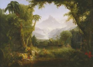 The Garden of Eden, by Thomas Cole