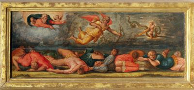 Plague Befalls the People of Israel, from the San Rocco Altarpiece, by Giorgio Vasari