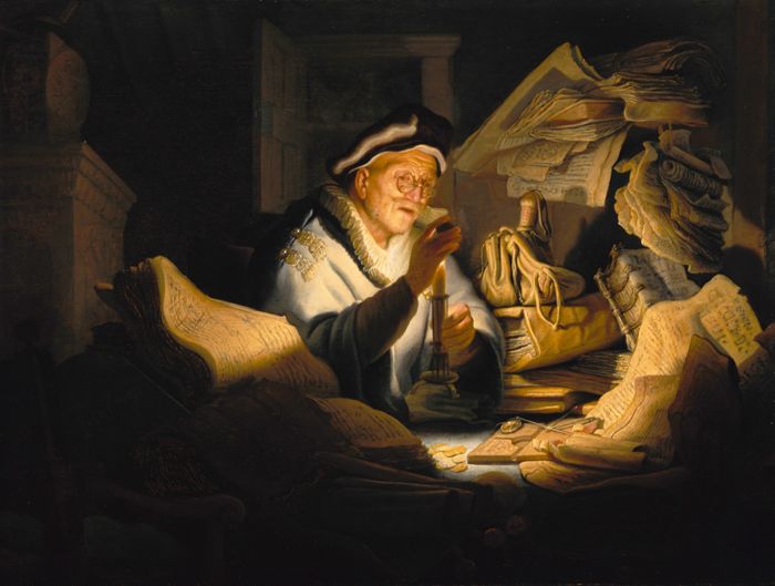 The Money Changer (Der Geldwechsler), by Rembrandt van Rijn