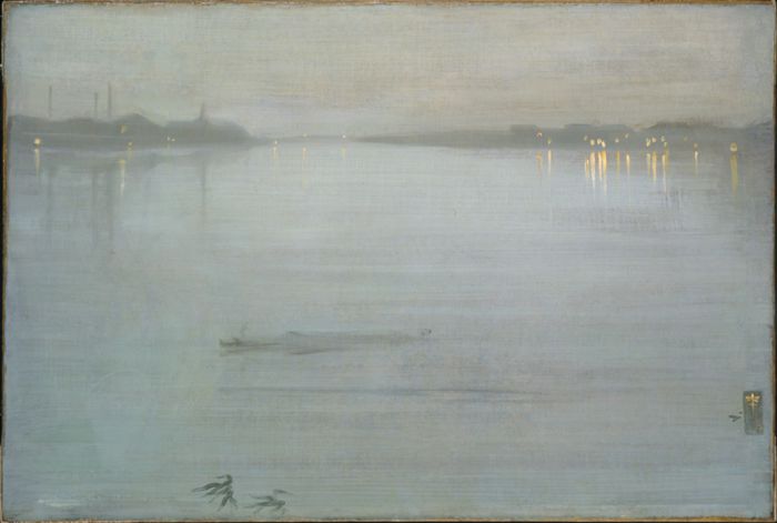 Nocturne: Blue and Silver–Cremorne Lights by James McNeill Whistler