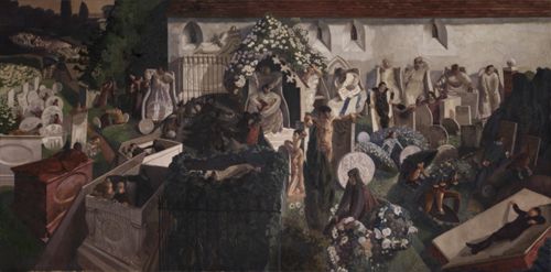 The Resurrection, Cookham by Stanley Spencer