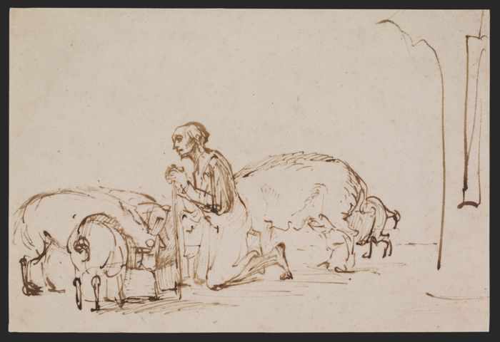 The Prodigal Son among the Swine by Rembrandt van Rijn