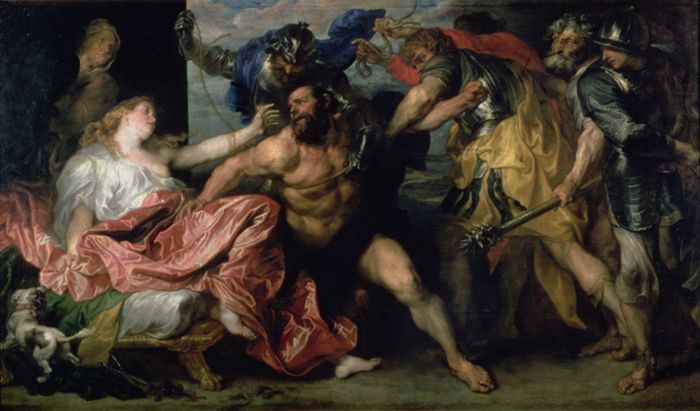 Samson and Delilah (Capture of Samson) by Anthony van Dyck