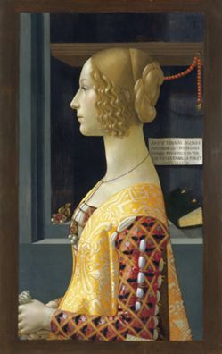 Portrait of Giovanna degli Albizzi Tornabuoni by Domenico Ghirlandaio