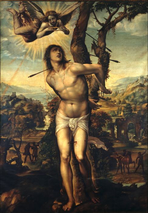 Saint Sebastian by Sodoma [Giovanni Antonio Bazzi]